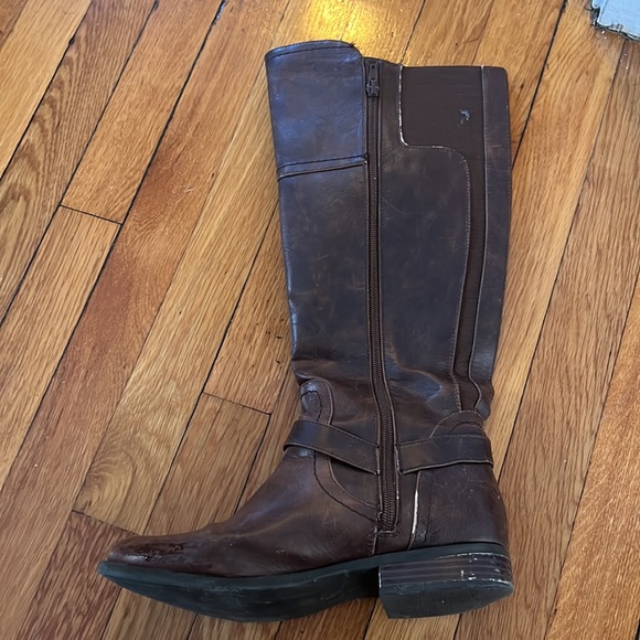 GUESS Leather Riding Boots - Picture 3 of 9